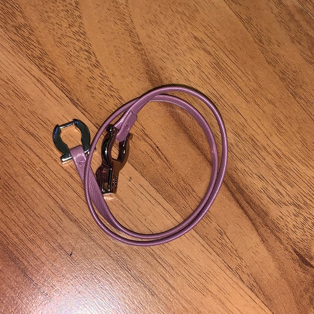 Authentic Salvatore Ferragamo Leather Wrap Bracelet 200$